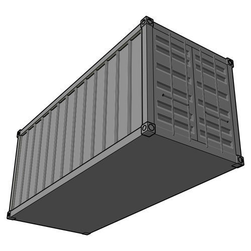 Imagini de vector container de transport maritim